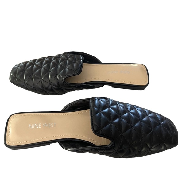Nine West New Diamond Quilted Mule Flats Size 7.5 - Picture 4 of 4